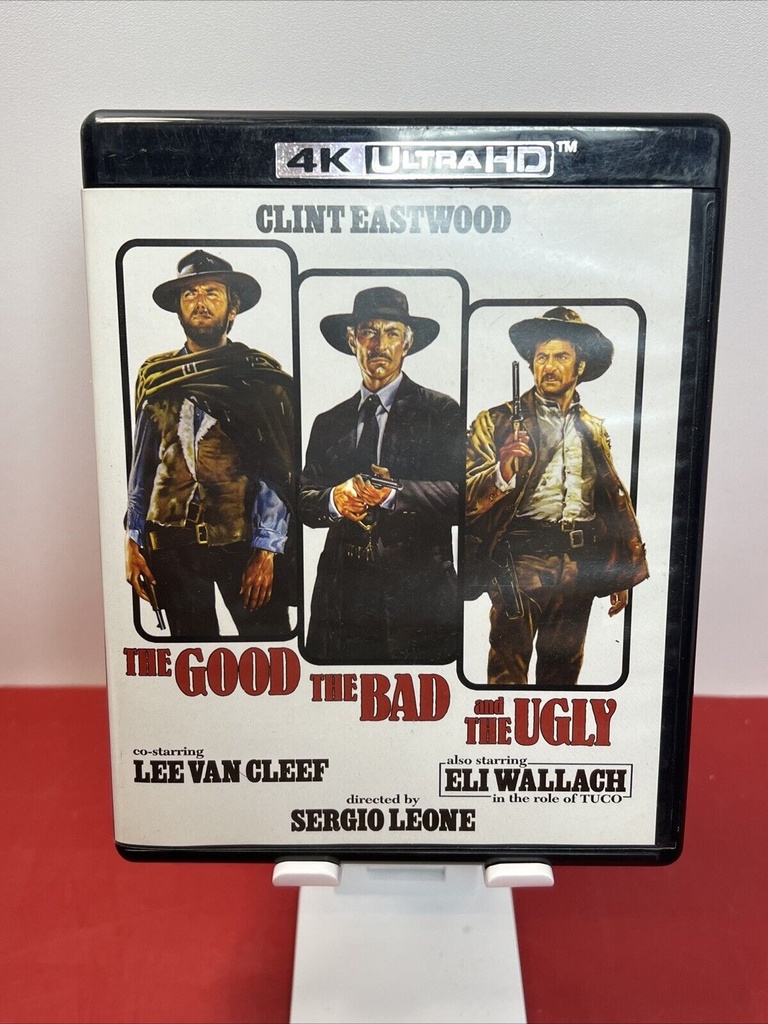 Kino THE GOOD THE BAD AND THE UGLY 1966 4K UHD+Blu-Ray Clint Eastwood No Slip