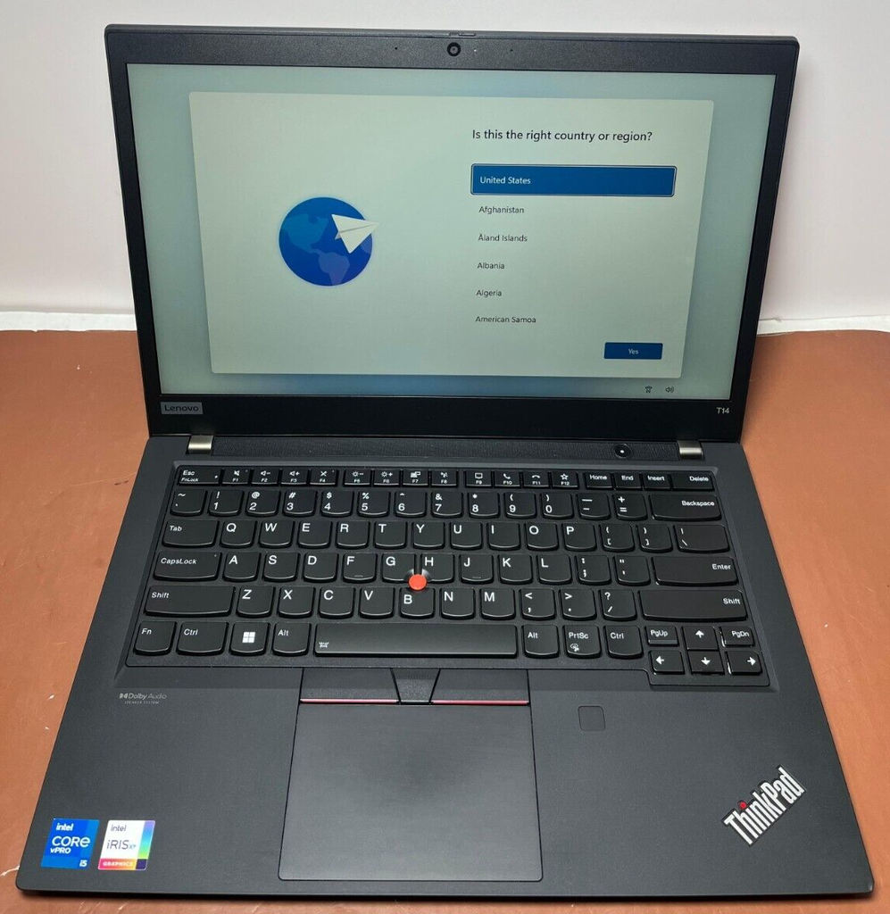 Lenovo Thinkpad T14 Gen 2 14" FHD 16GB RAM 512GB SSD i5-1145G7 W11P + Warranty