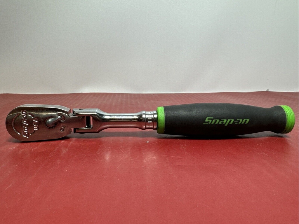 Snap-On fhf80a  3/8” drive flex head soft grip handle ratchet green