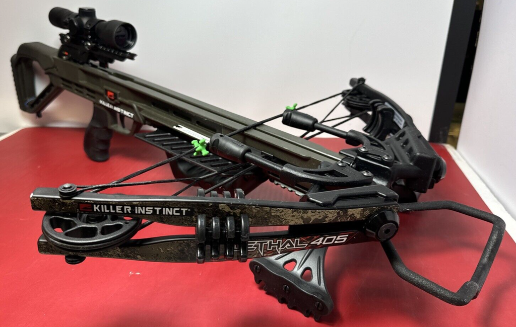 Killer Instinct Lethal 405 Scope Crossbow Package with Crossbow Scope