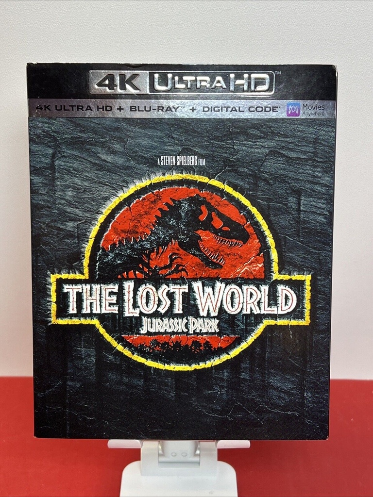 LOST WORLD JURASSIC PARK 2 4K ULTRA HD WITH SLIPCOVER! MINT! VALID INSERT