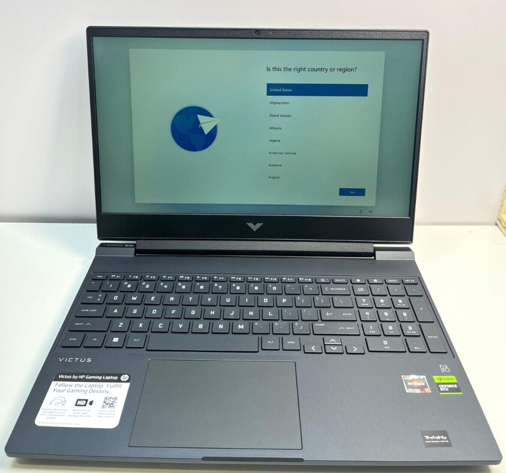 HP Victus Gaming Laptop Ryzen 5 7535HS RTX 2050 32GB Ram 1TB SSD 15.6"