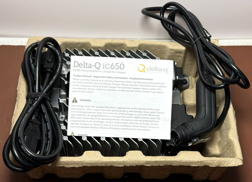 Delta Q Charger Model T56-650 Part no. 725-17057A  48 Volt