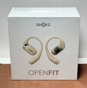 [8384-2] New Sealed Shokz Openfit Beige Open Ear True Wireless Bluetooth Headphones