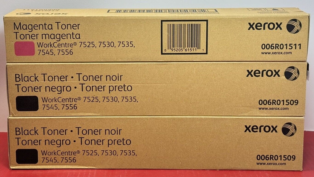 Xerox WorkCentre Toner Cartridge Set (006R01509, 006R01510, 006R01511)