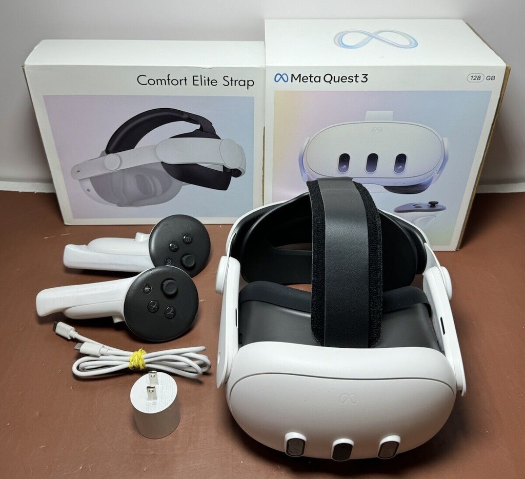 Meta Quest 3 128GB Mixed Reality VR Headset 899-00579-01