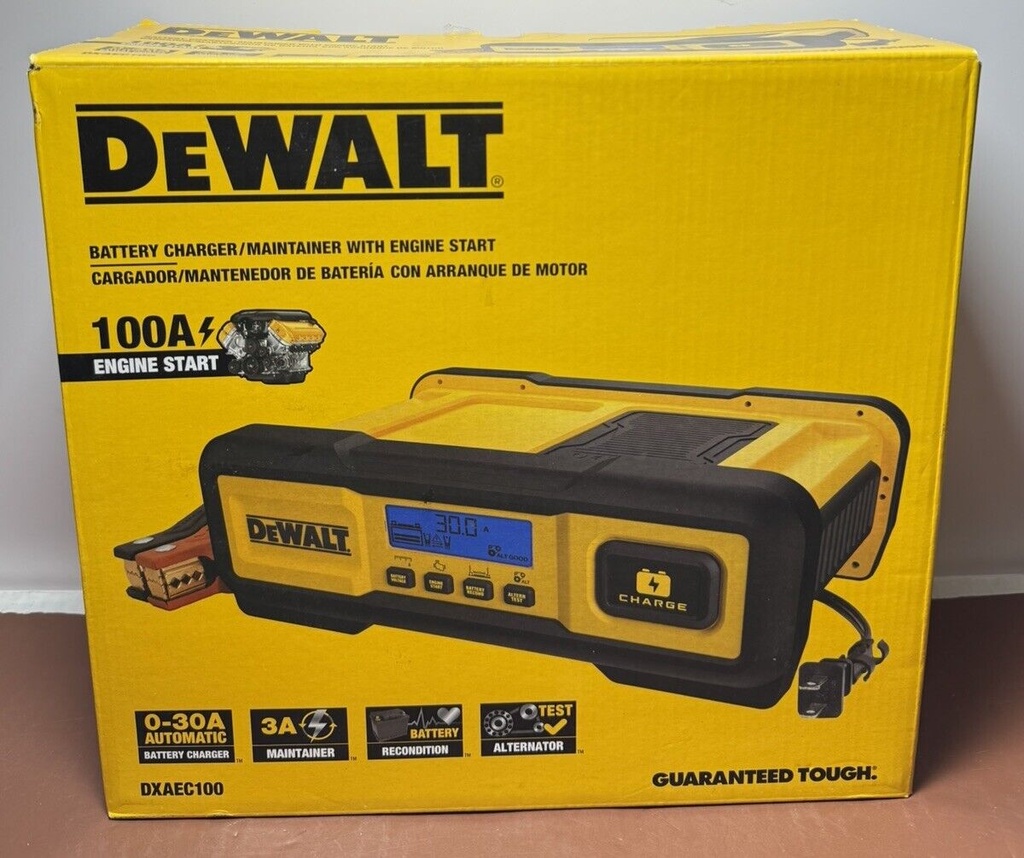 DeWalt DXAEC100 Battery Charger/Maintainer w 100A Engine Start