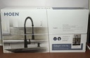 [8320-1] Moen Edwyn Commercial Style Kitchen Faucet Pull Down Spray Black 87807BL