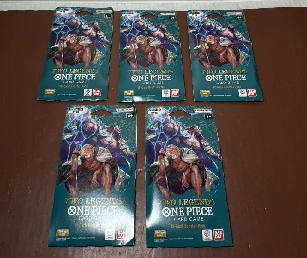 One Piece Card OP-08 TWO LEGENDS ( 5 Pack )