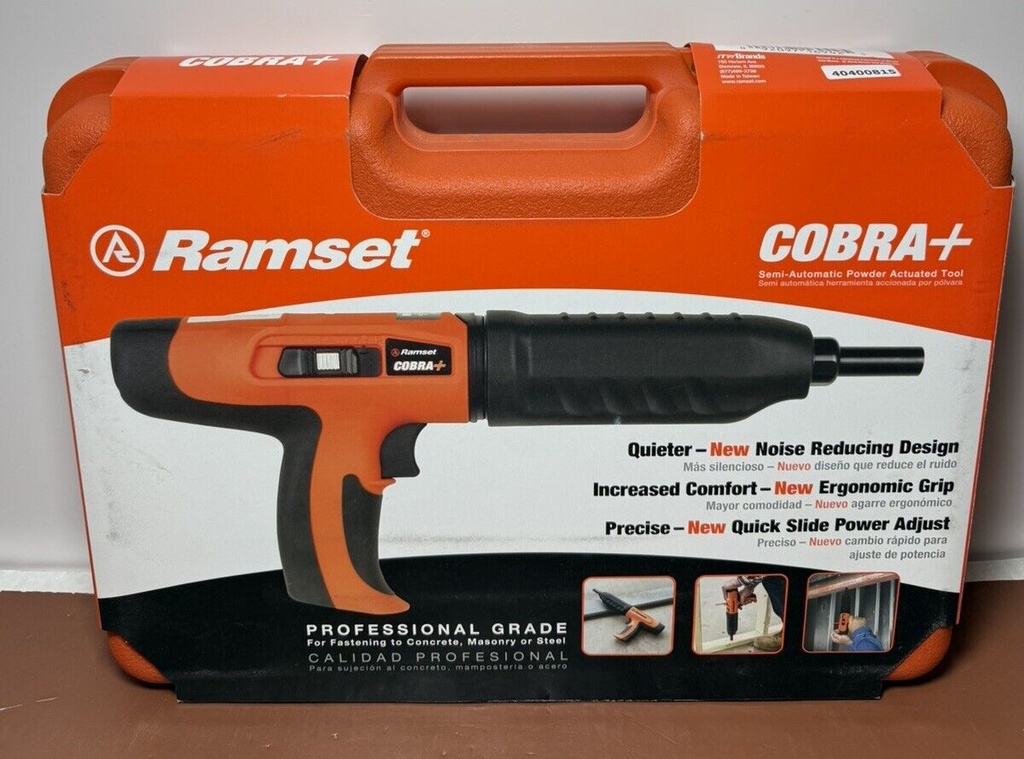 Ramset Cobra+ 0.27 Caliber Semi-Automatic Powder-Actuated Tool