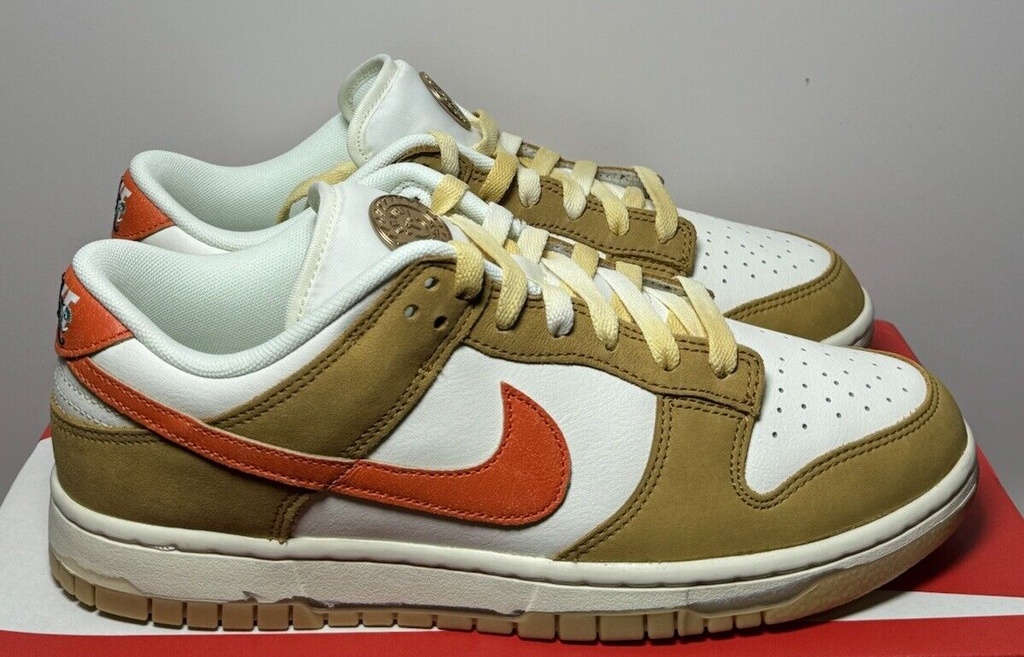 New Nike Dunk Low Sail Wheat Orange Men Classic Casual Shoes Sneakers HM3729-181