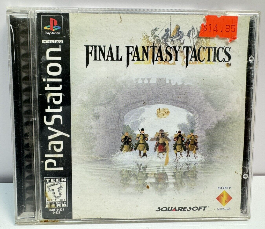 Final Fantasy Tactics (Sony PlayStation 1, 1998) PS1 Black Label - Tested CIB