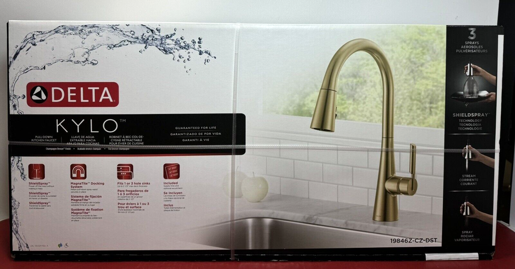 Delta Kylo 19846Z- CZ- DST  Kitchen Faucet Pull Down Champange Bronze Finish