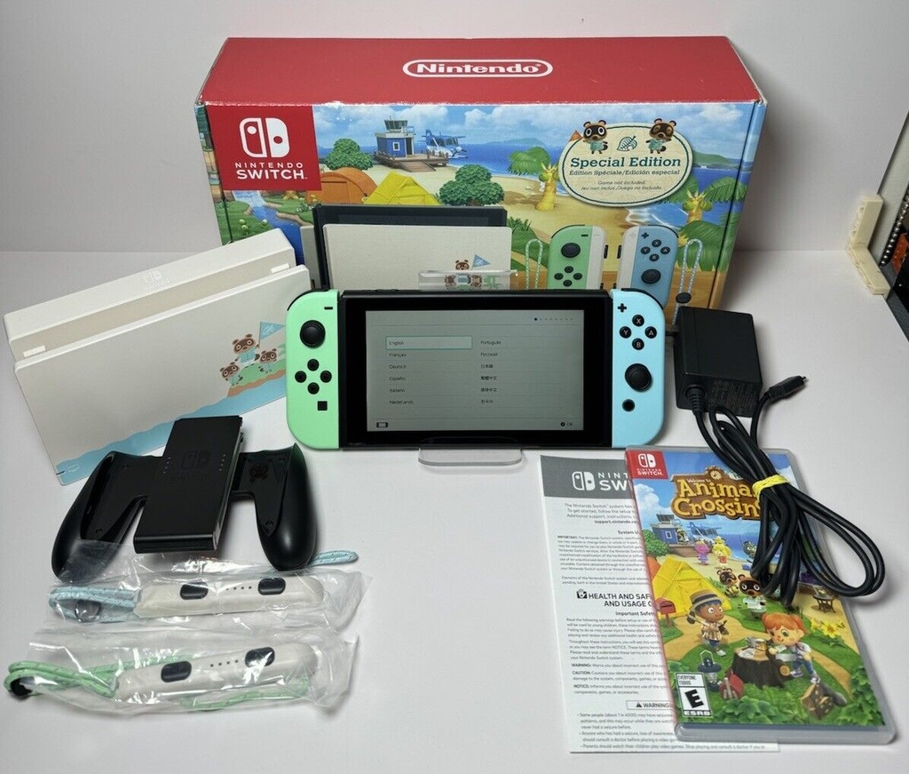 Nintendo Switch HAC-001(-01) Animal Crossing: New Horizon Special Edition