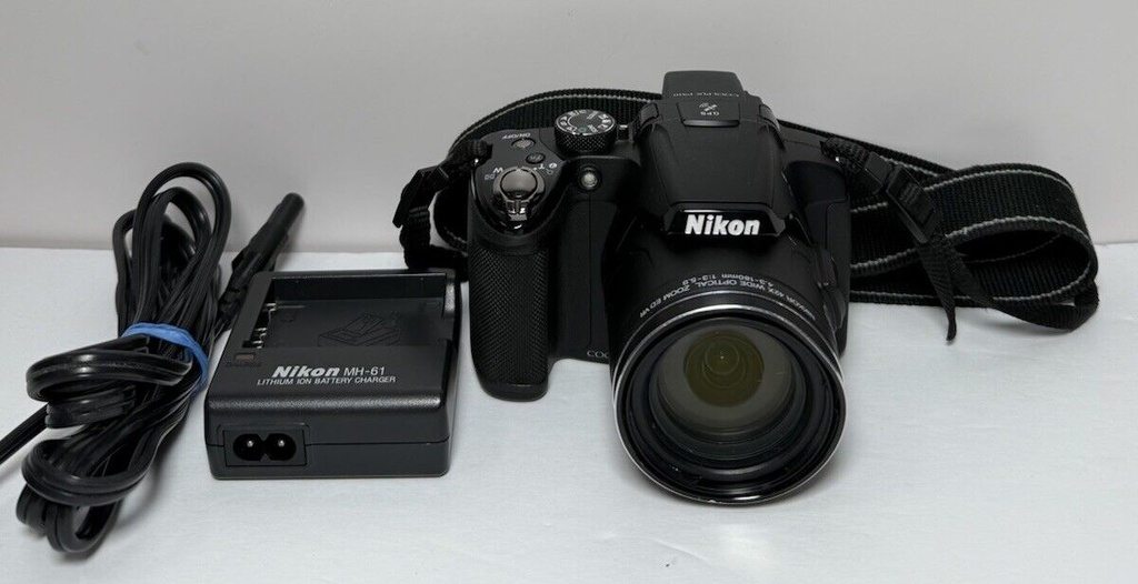 Nikon Coolpix P510 Digital Camera  42x Zoom, Battery, Charger