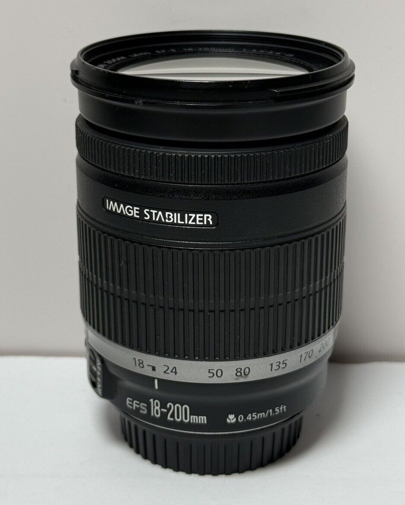 Canon EF-S 18-200mm f/3.5-5.6 IS Wide Angle Zoom AF Lens