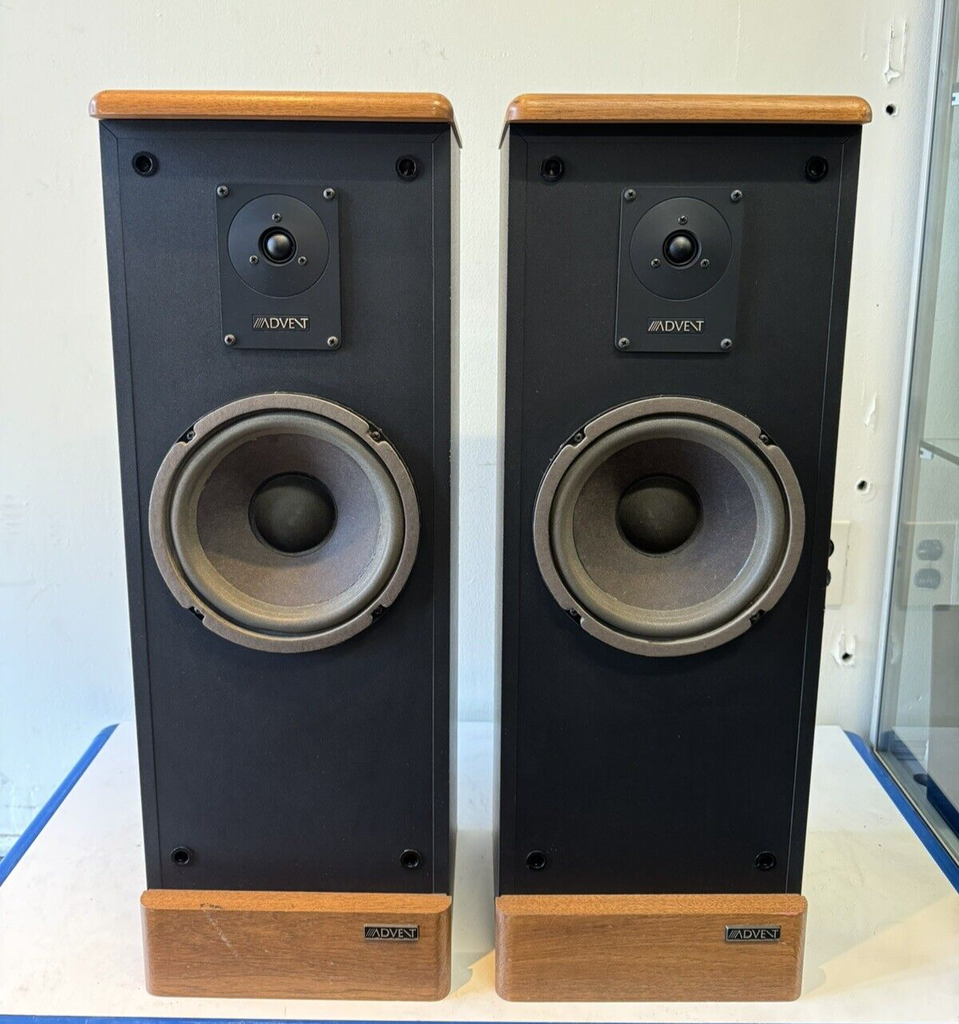 Vintage 1980s Advent Prodigy Large Tower Speakers - Tested&Works!