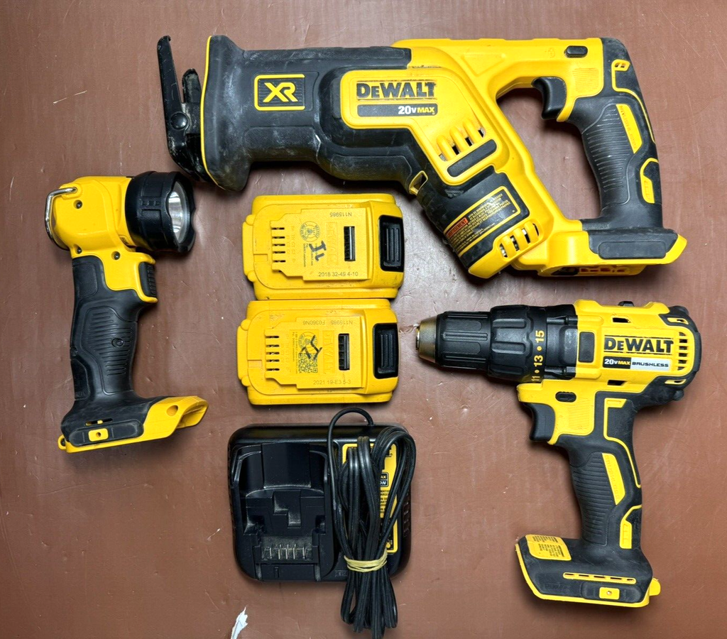 DeWalt 2 Tool Bundle w/ 2ah Battery, Charger & WorkLight - Free Shipping