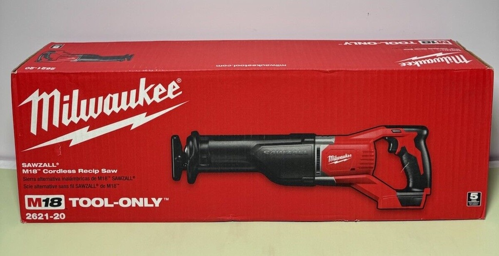 Milwaukee 2621-20 M18 18V 18-Inch SAWZALL Reciprocating Saw -Brand New