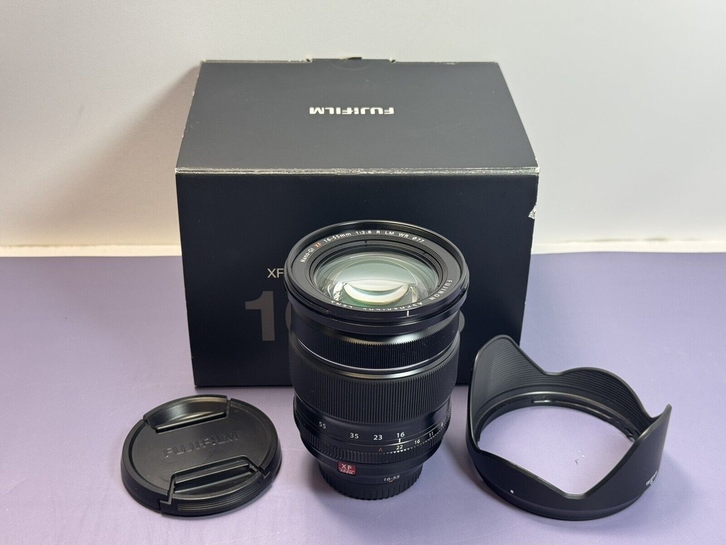 FUJIFILM XF 16-55mm f/2.8 R LM WR Lens w/ box, caps