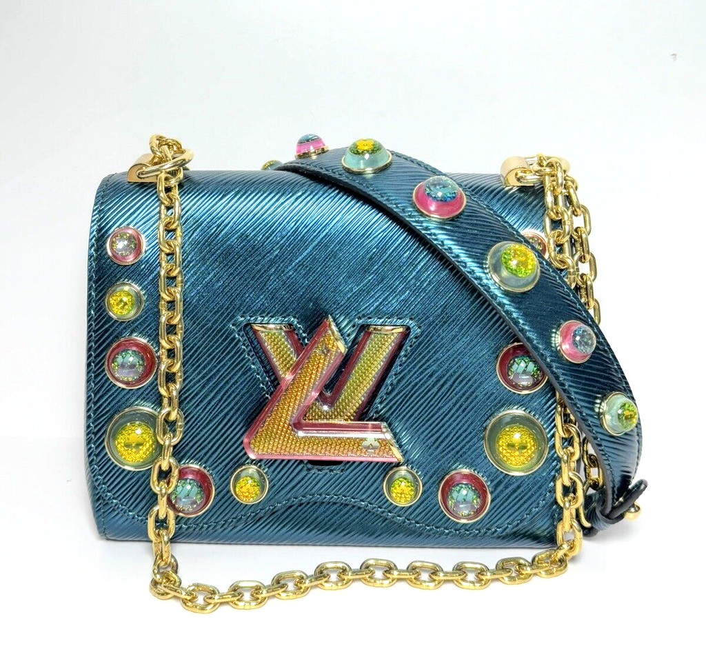 Louis Vuitton Twist Epi Leather w Flower Cabochons PM SR0128 - Excellent condit