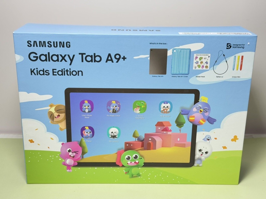 New SAMSUNG Galaxy Tab A9+ Plus Kids Edition 11” 64GB WiFi - Blue