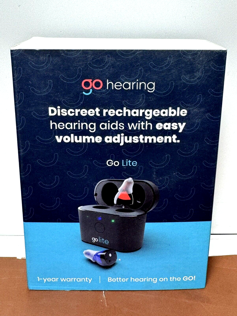 Go Lite OTC Hearing Aids - Brand New Factory Sealed