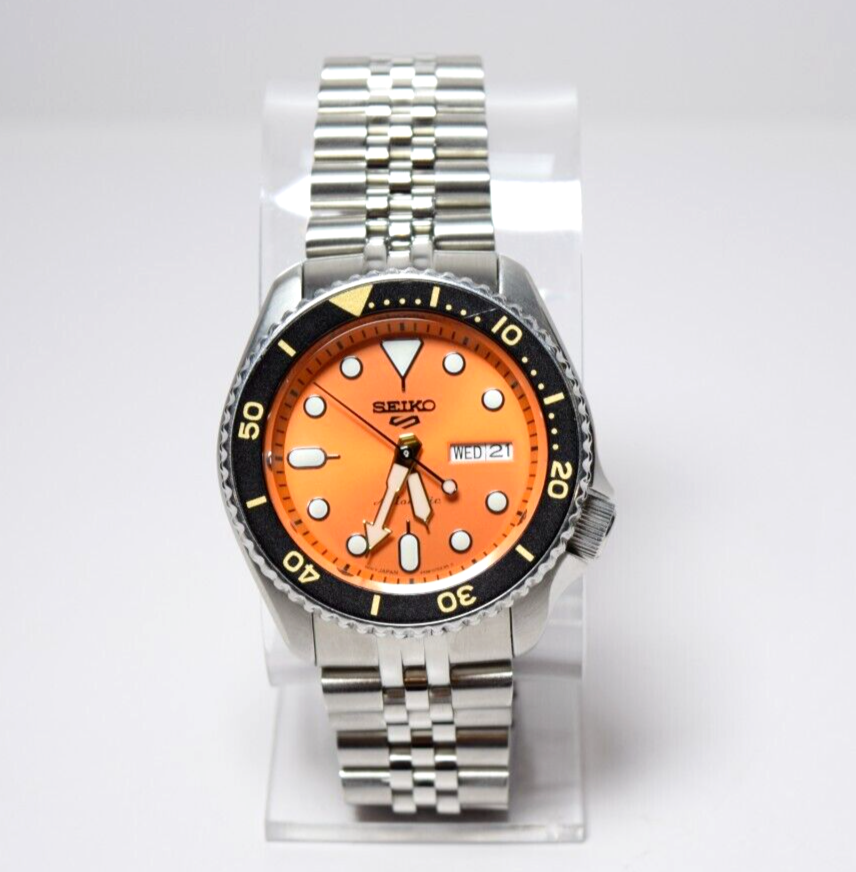 Seiko 5 Sports Orange Day/Date Calendar-24 Jewels, 40 mm-Automatic