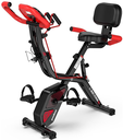 [7951-2] Indoor Folding Stationary Bike Upright Cycling Exercise Bike Workout Bike X-819