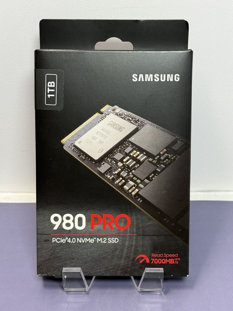 Samsung 980 PRO 1TB SSD, PCIe 4.0 x 4 M.2, M.2 2280 Internal Solid State NVMe