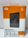 [9173-2] WD My Passport 6TB External Portable Hard Drive Black WDBR9S0060BBK-WESN - NIB!