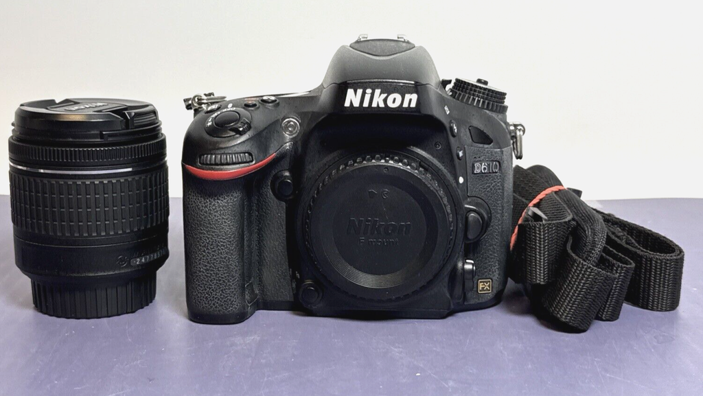 Nikon D610 DSLR 24.3 MP Digital Camera W/ Nikkor AF-P 18-55mm DX VR Lens