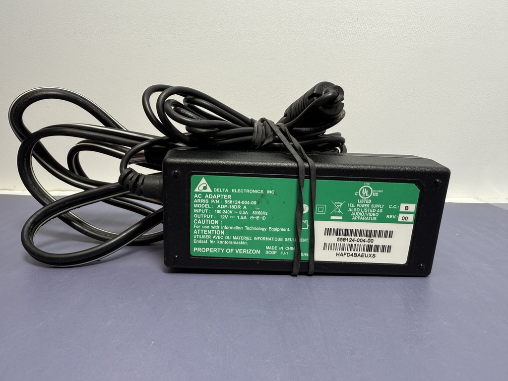 Genuine Delta ADP-18DR A AC Adapter 12V 1.5A 18W 558124-004-00 Power Supply