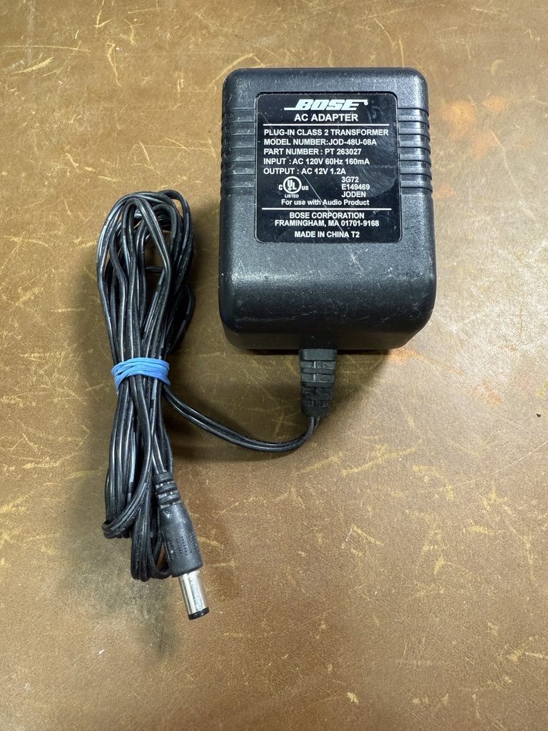 OEM Genuine Bose Power Adapter 12V AC 1.2A JOD-48U-08A