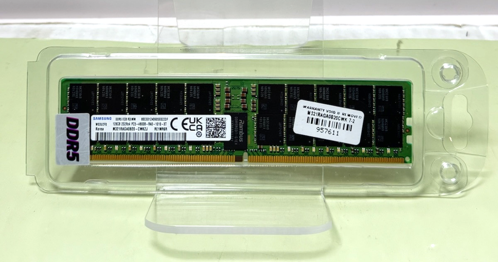 M321RAGA0B20-CWK SAMSUNG 128GB DDR5 4800 ECC REG RDIMM 4Rx4 SERVER MEMORY