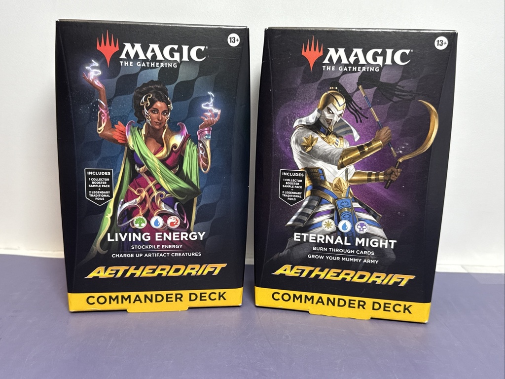 MTG Magic the Gathering: Aetherdrift Commander Decks Bundle New Sealed