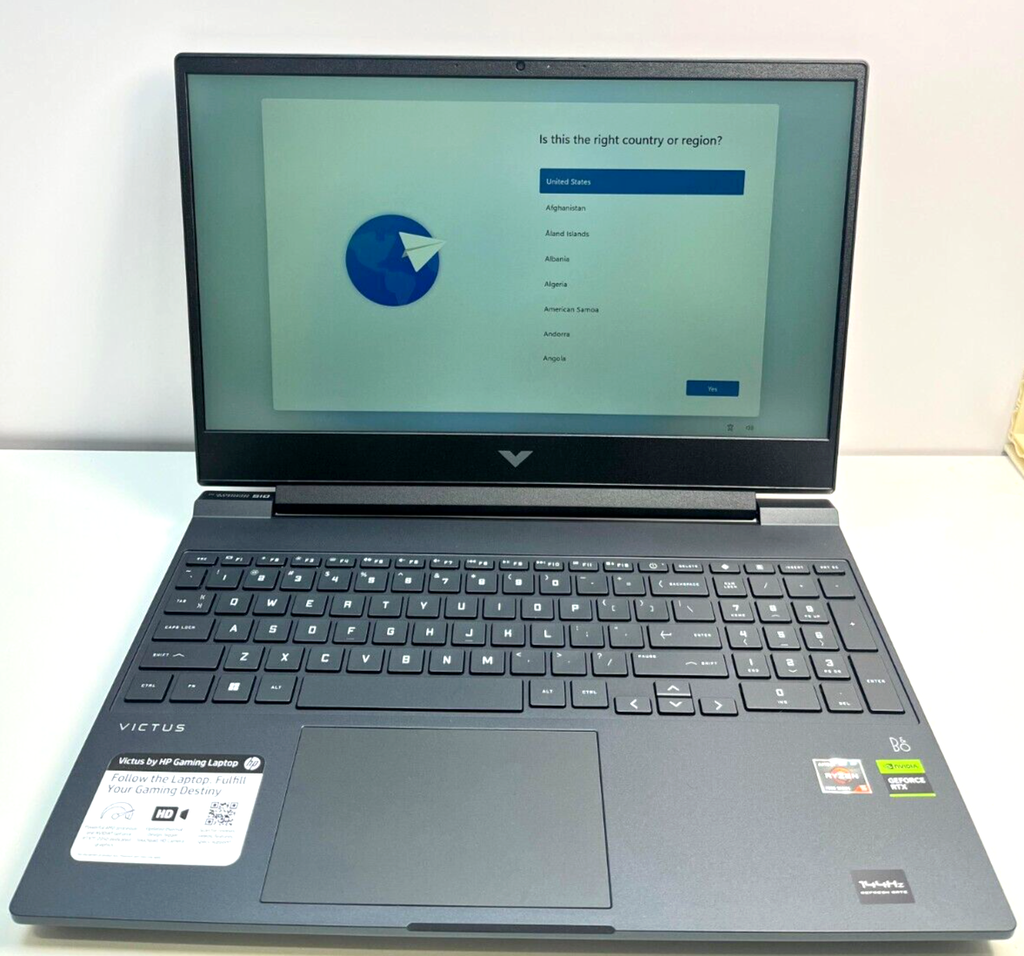 HP Victus Gaming Laptop Ryzen 5 7535HS RTX 2050 32GB Ram 1TB SSD 15.6"