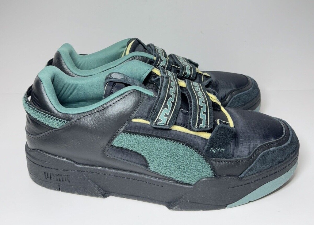Puma Market X Slipstream Slip On  Mens Black Green-385592, US 11.5 SIZE