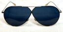 [2187-6 (A)] CHRISTIAN DIOR Gold / Grey Lens Aviator Stellaire3 Sunglasses J5GKU 65-01-145