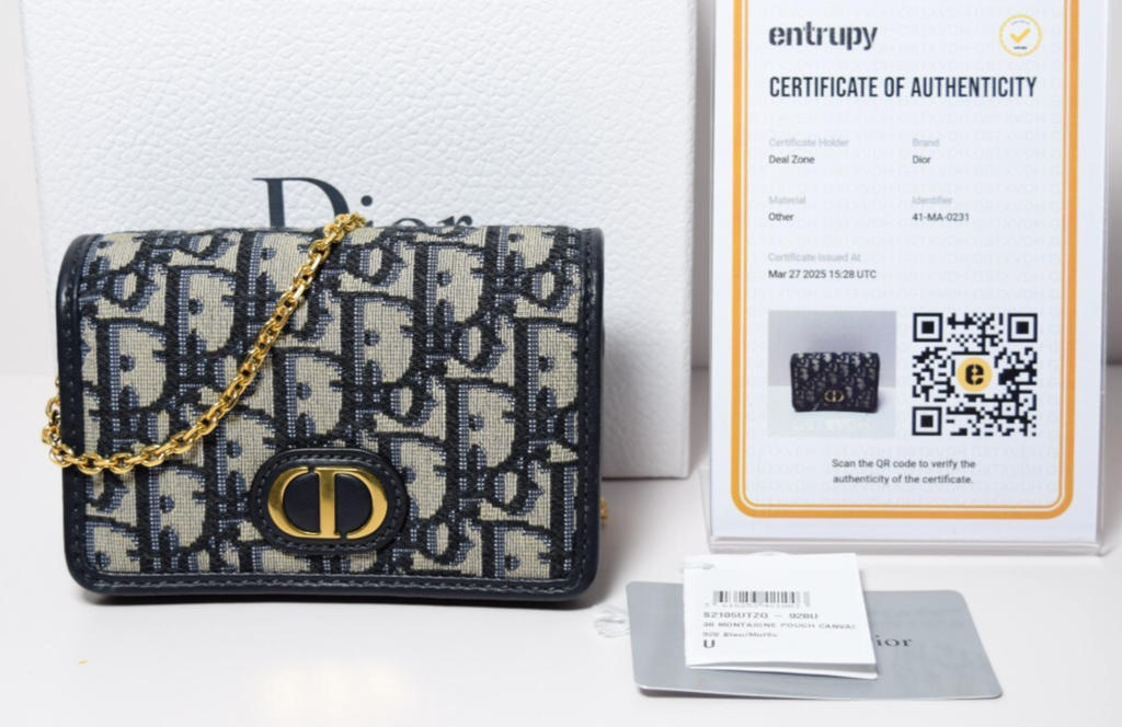 Christian Dior 30 Montaigne 2-in-1 Pouch Oblique Canvas
