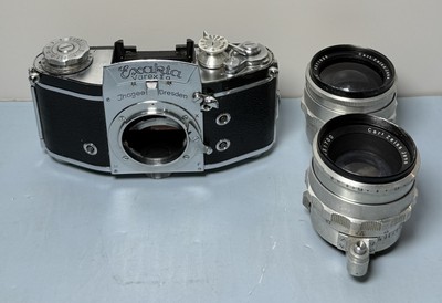 Jhagee Dresden Exakta Varex IIa with 2 Lenses *AS IS Poor Condition*