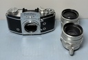 [10088-1] Jhagee Dresden Exakta Varex IIa with 2 Lenses *AS IS Poor Condition*