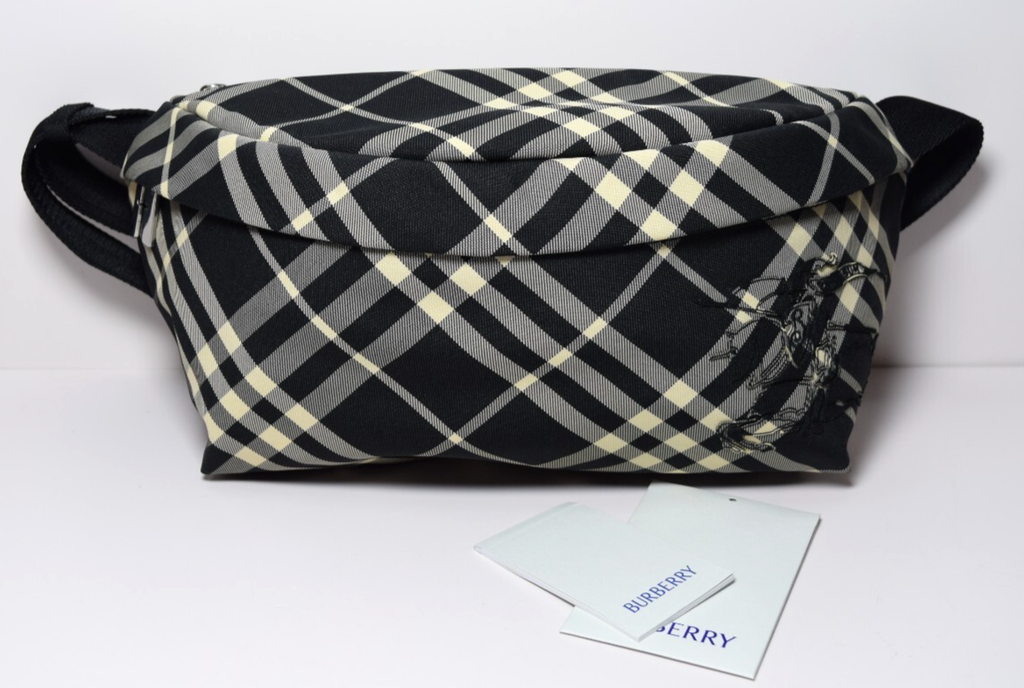 Brand New - Burberry  Essential Belt Bag in Black Calico