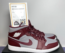 [10306-1] New Air Jordan Air Jordan 1 Mid 'Cherrywood Red' DQ8426-615 Men's US Size 12