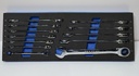 [I-1081] Cornwell Metric Ratcheting Wrench Set 8-19mm Blue Power