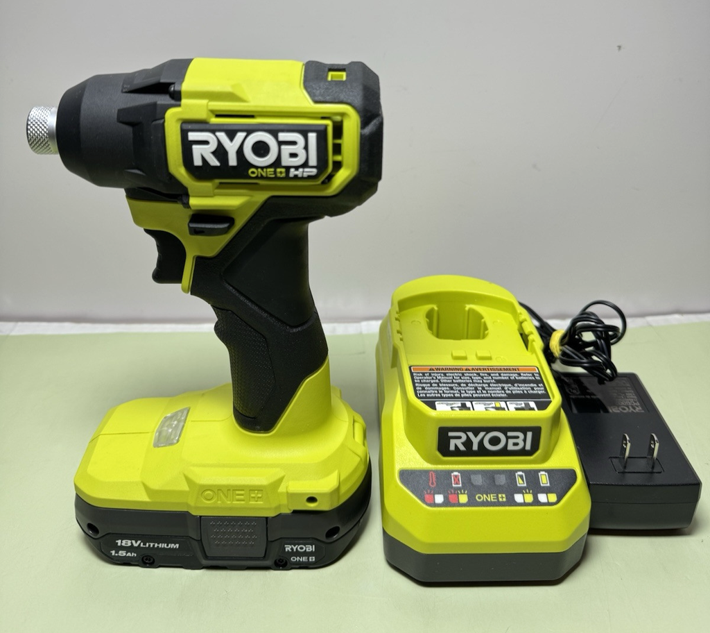 Ryobi PSBID01 18v 1/4" ONE+ HP Brushless Impact Driver w/ battery and charger