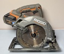 [6969-1] RIDGID R8652 7-1/4" 18 VOLT CORDLESS CIRCULAR SAW W 6.0Ah battery