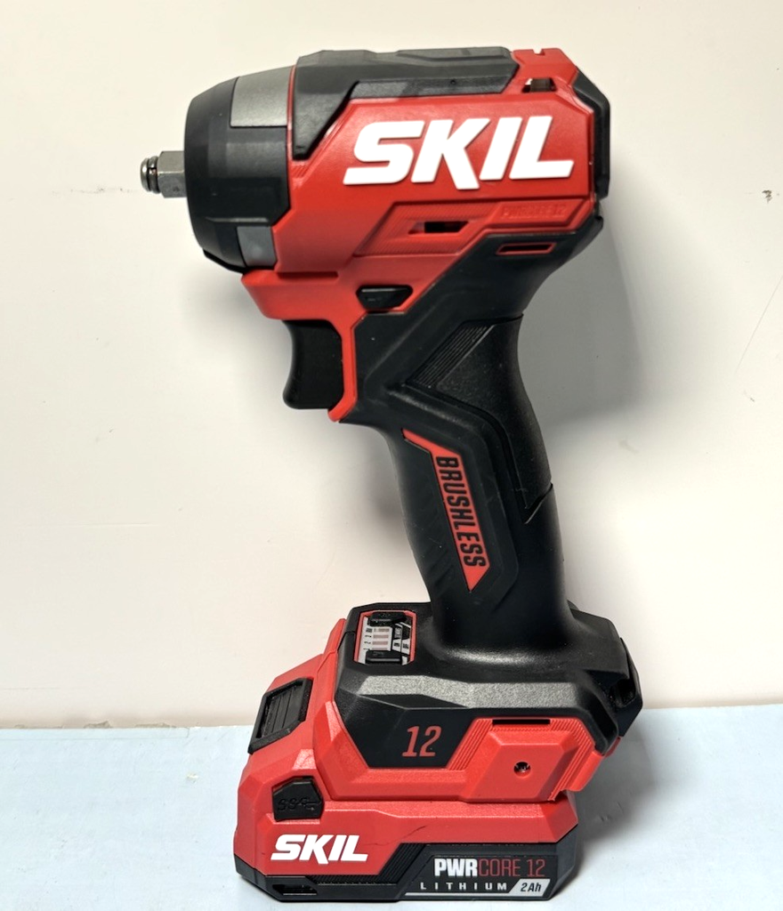SKIL PWRCORE12 Brushless 3/8" Driver IW6744A-00 Impact Wrench W2.0 Ah battery