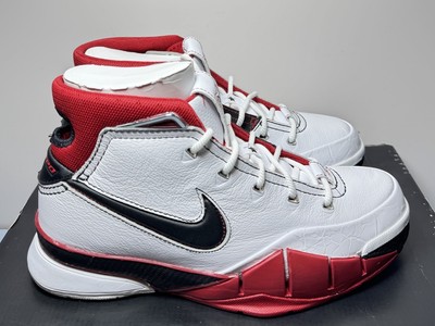 Nike Kobe 1 Protro White Black Red (All-Star) AQ2728-102 US Men's Size 8