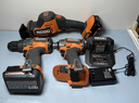[8860-1] Ridgid Tool Set R86115 Drill R862311 Impact R8648  Saw, 2x 2.0 Ah Batt+charger